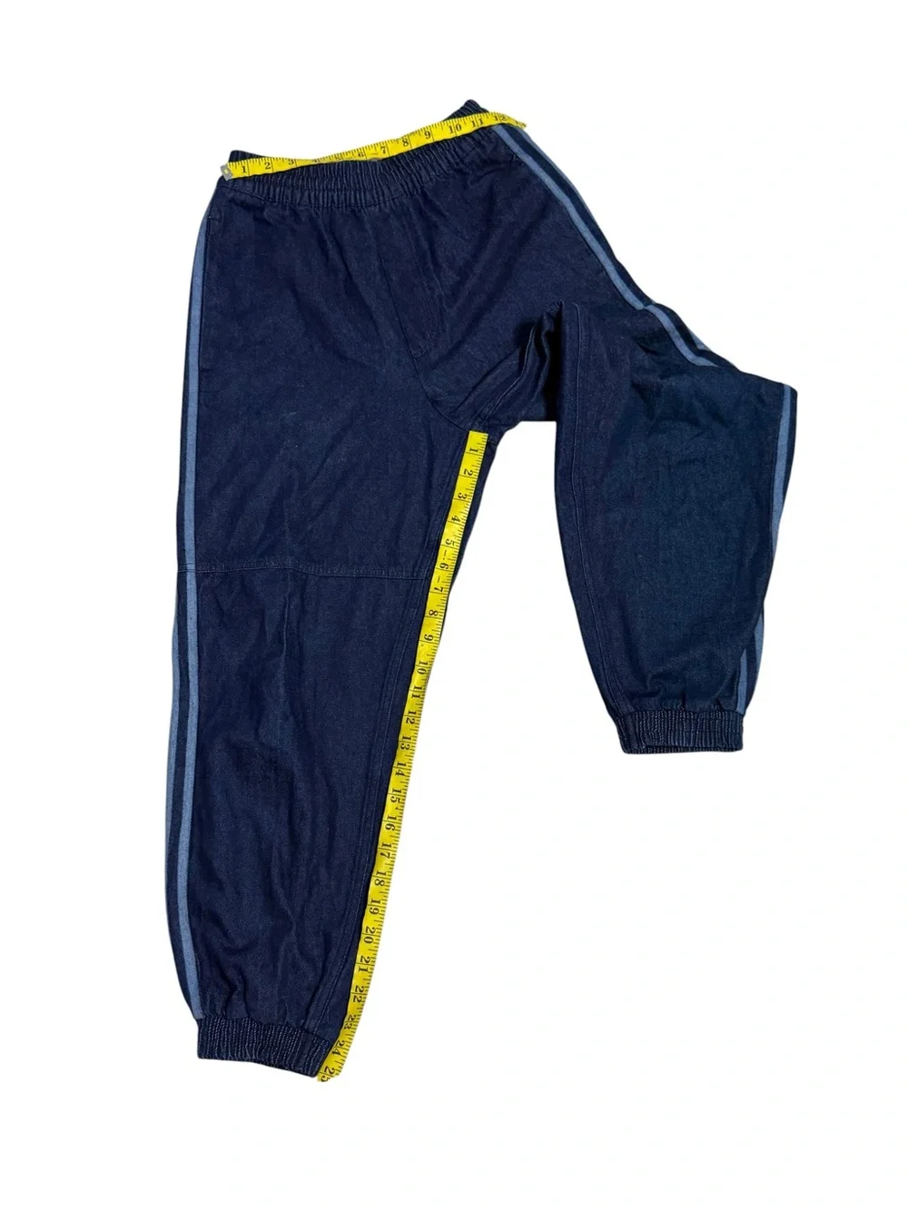 adidas Originals Japona Denim Track Pants Blue Joggers J/M Fits US XS S GM5376 - Picture 6 of 10